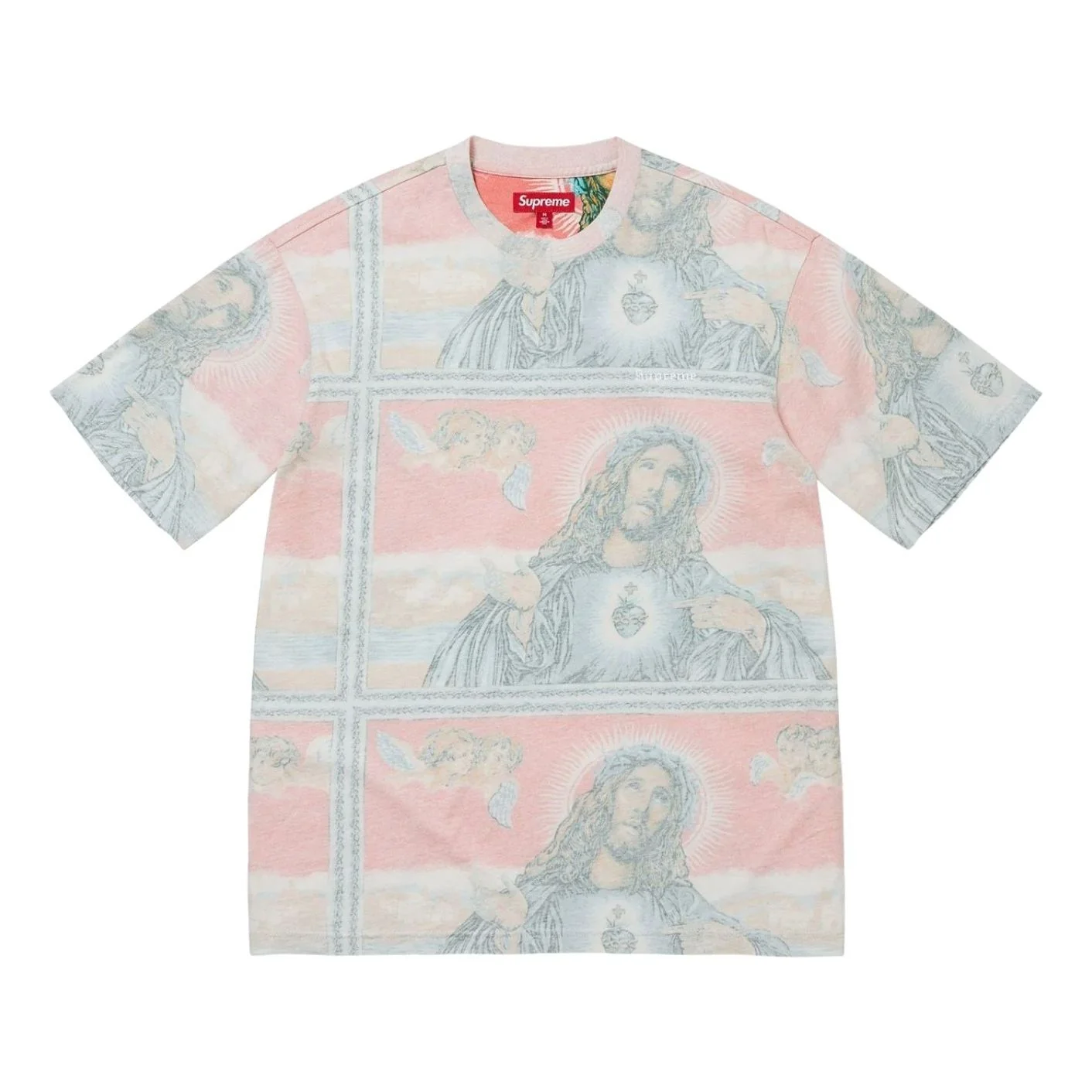 Supreme Jesus Short-Sleeve T-Shirt 'Multicolor' SUP-FW25-123