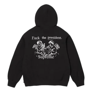 Supreme FW25 President Hooded Sweatshirt 'Black' FW25SW80-BLACK