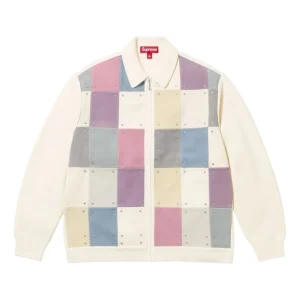 Supreme FW25 Studded Suede Zip Up Cardigan 'Multicolor' SUP-FW25-162-MULTI