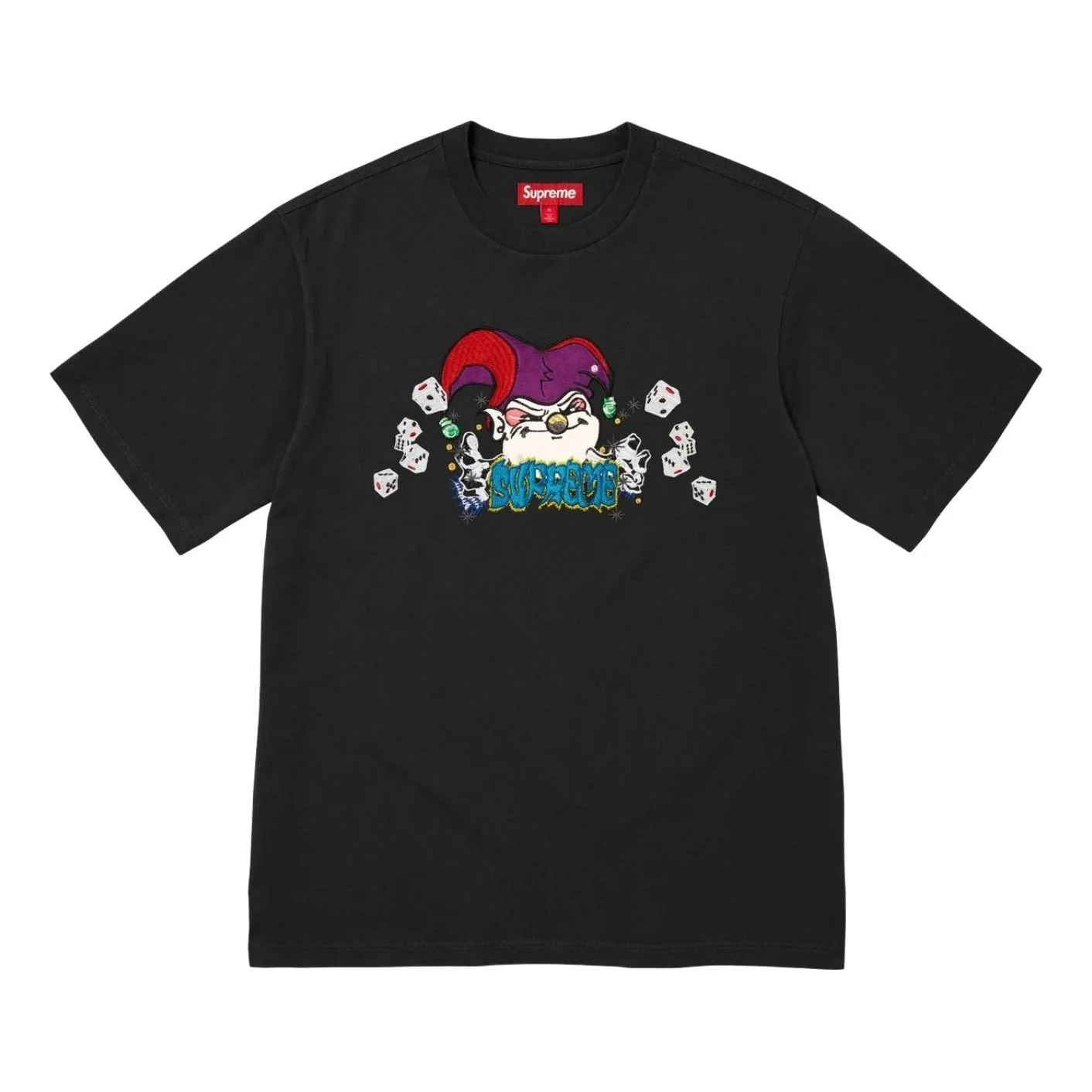 Supreme Aoi Jester Short-Sleeve T-Shirt 'Black' SUP-FW25-120-BLK