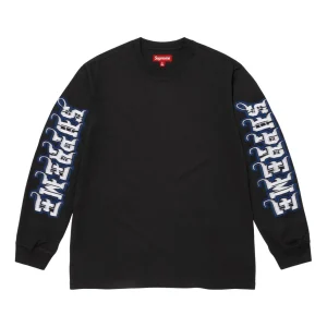 Supreme FW25 Intarsia Sleeve L/S Top 'Black' SUP-FW25-111-BLK