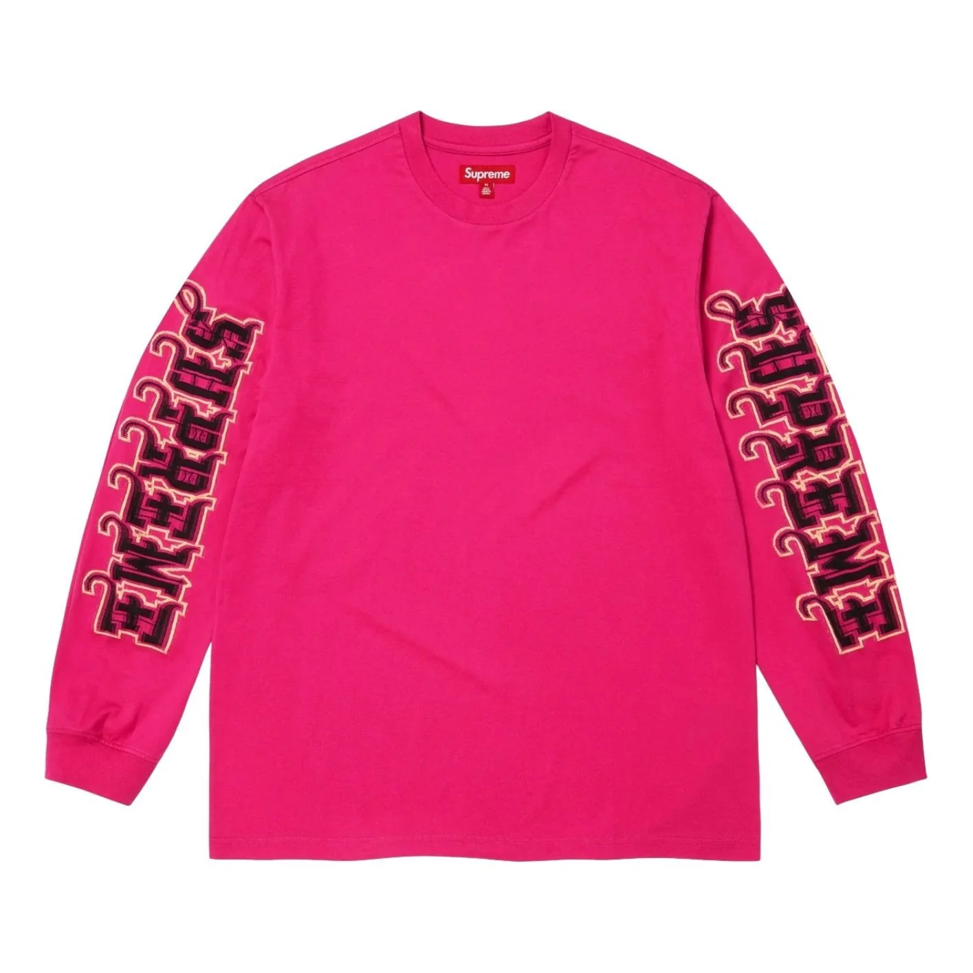 Supreme FW25 Intarsia Sleeve L/S Top 'Pink' SUP-FW25-111-PNK