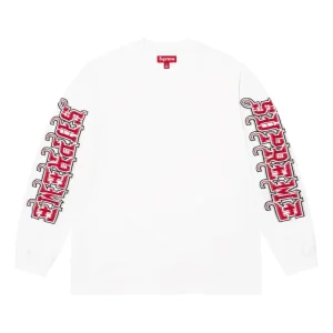 Supreme FW25 Intarsia Sleeve L/S Top 'White' SUP-FW25-111-WH