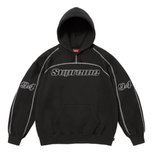 Supreme FW25 Overlock Hooded Sweatshirt 'Black' FW25SW84-BLACK