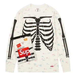 Supreme x Hanes Bones Thermal Crew (1 Pack) 'Floral' FW25A29-FLORAL