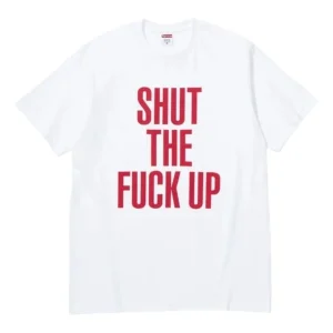 Supreme FW25 x Number (N)ine Shut Up T-Shirt 'White' FW25T8-WHITE