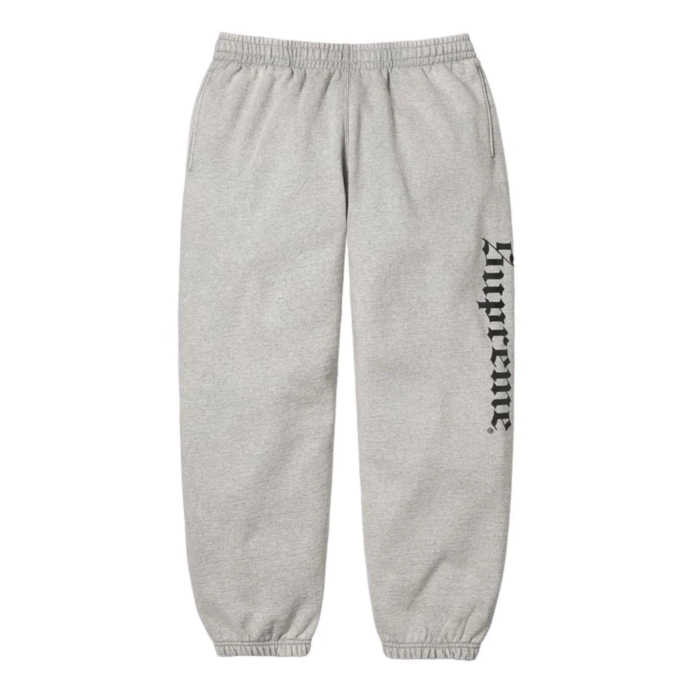 Supreme FW25 Washed Old English Sweatpant 'Heather Grey' SUP-FW25-190-GR