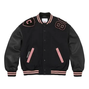 Supreme FW26 Captains Varsity Jacket 'Black' SUP-FW26-008-BLK