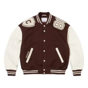 Supreme FW26 Captains Varsity Jacket 'Brown' SUP-FW26-008-BRN