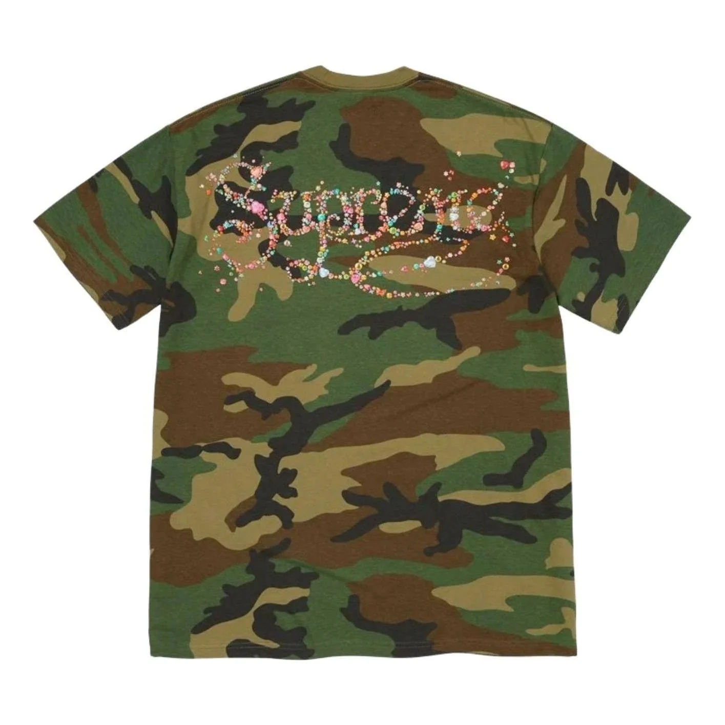 Supreme FW26 Gems T-Shirt 'Woodland Camo' SUP-FW26-005-WCMO