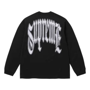 Supreme FW26 Intarsia L/S T-Shirt 'Black' SUP-FW26-014-BLK
