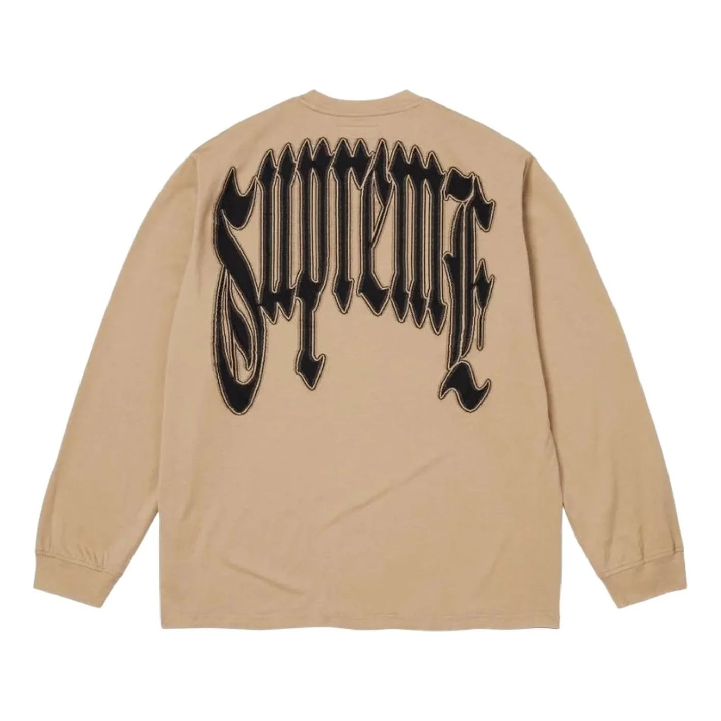 Supreme FW26 Intarsia L/S T-Shirt 'Tan' SUP-FW26-014-TAN