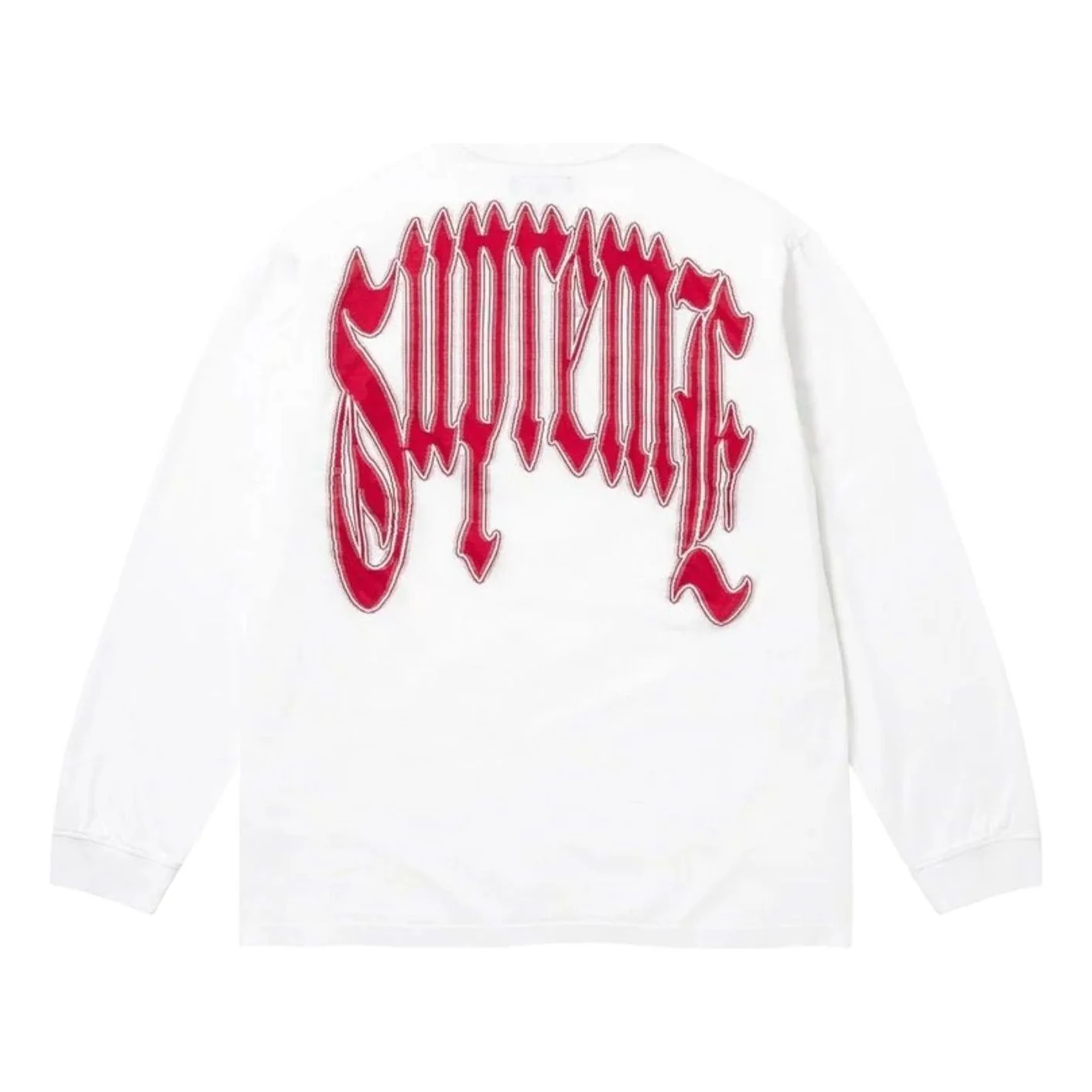 Supreme FW26 Intarsia L/S T-Shirt 'White' SUP-FW26-014-WHT