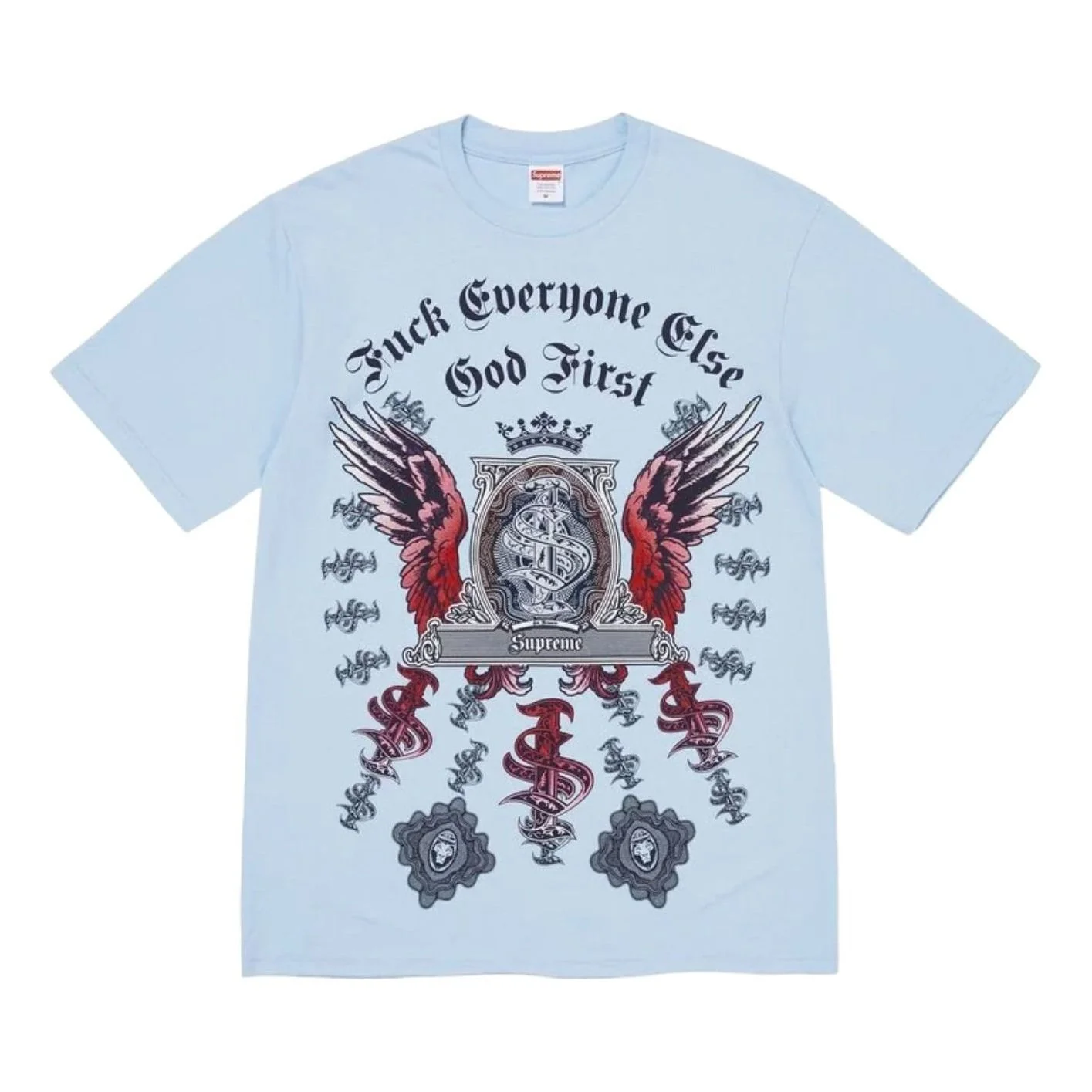 Supreme FW26 Money T-Shirt 'Powder Blue' SUP-FW26-007-BLU
