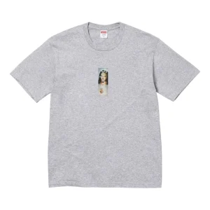 Supreme FW26 Prayer Card Box Logo T-Shirt 'Heather Grey' SUP-FW26-001-GRY