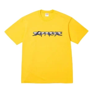 Supreme FW26 Skulls Spellout T-Shirt 'Yellow' SUP-FW26-004-YEL