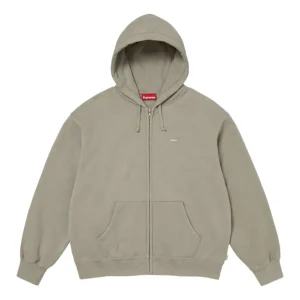Supreme FW26 Small Box Zip Up Hooded Sweatshirt 'Grey' SUP-FW26-031-GRY