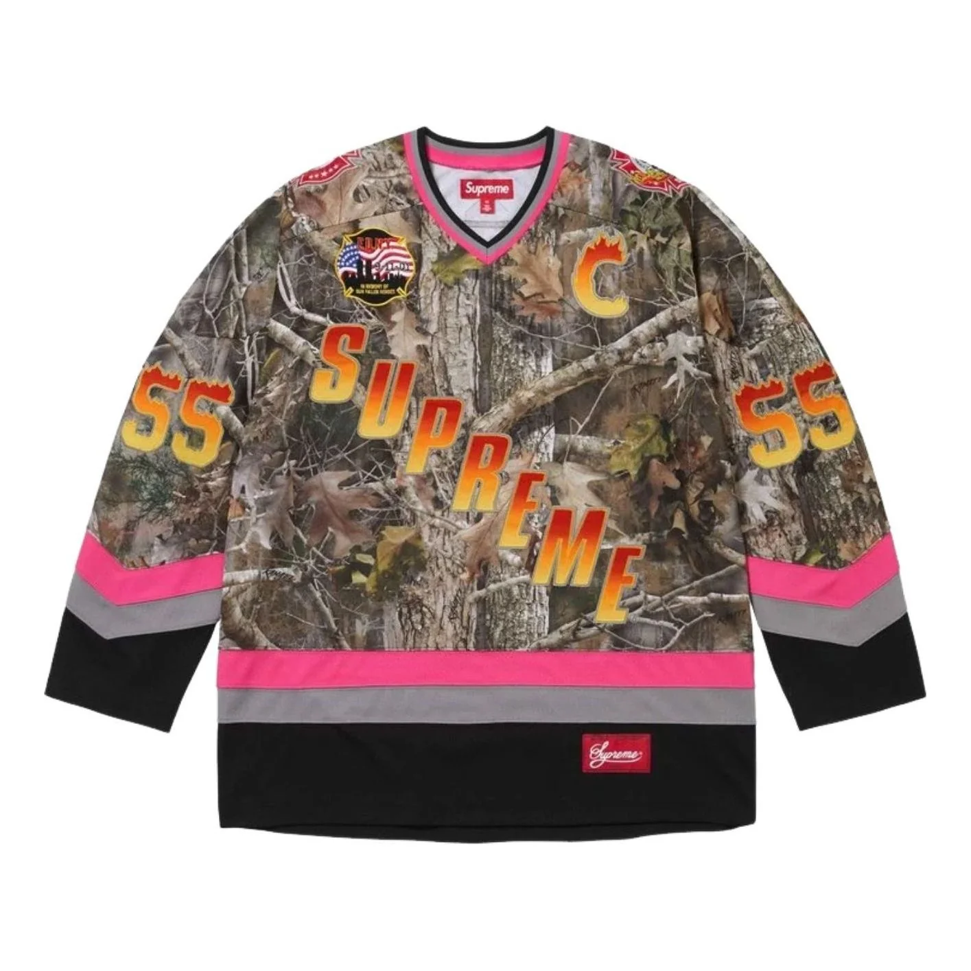 Supreme x FDNY FW26 Hockey Jersey 'TrueTimber Kanati Camo' SUP-FW26-026-TCMO
