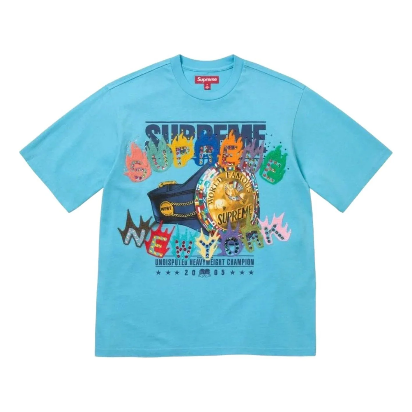 Supreme FW26 Undisputed S/S T-Shirt 'Light Blue' SUP-FW26-015-BLU
