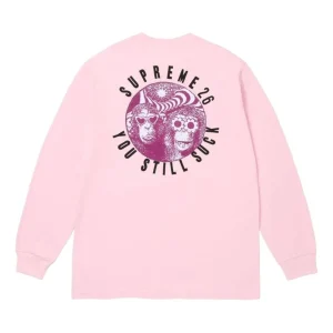 Supreme FW26 You Still Sk L/S T-Shirt 'Light Pink' SUP-FW26-006-PNK
