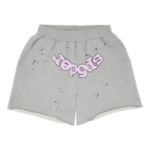 SP5DER OG Web Logo Sweatshorts 'Heather Grey' M01SH011OGGP