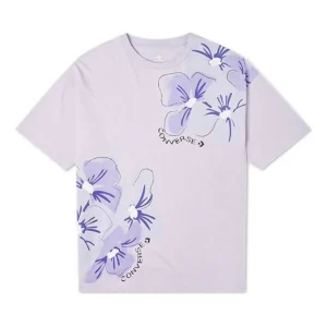 (WMNS) Converse Infinite Lilac IWD Oversized T-Shirt Asia Sizing 'Purple' 10022422-A01