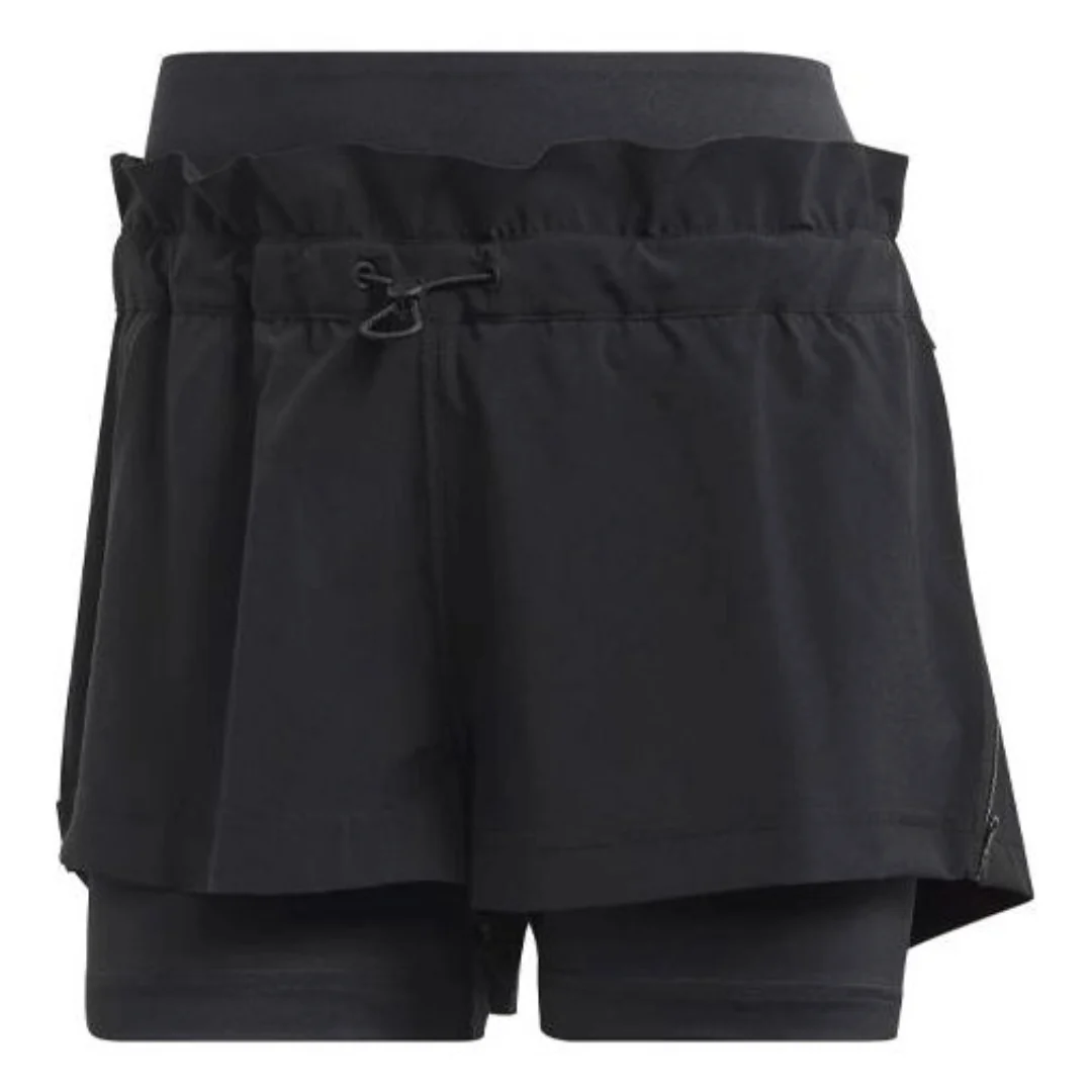 (WMNS) adidas Stella McCartney Hiit Short Asia Sizing 'Black' FS7583