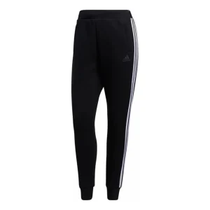 (WMNS) adidas Must Haves Pants Asia Sizing 'Black White' GM1445