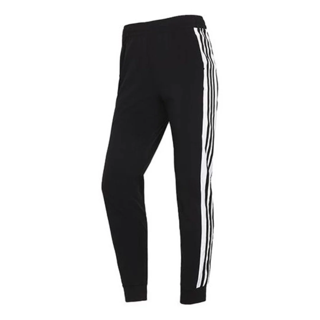 (WMNS) adidas Woven Pants Asia Sizing 'Black White' GT4408