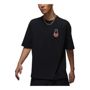 Air Jordan Graphic T-Shirt Asia Sizing 'Black' HM4898-010