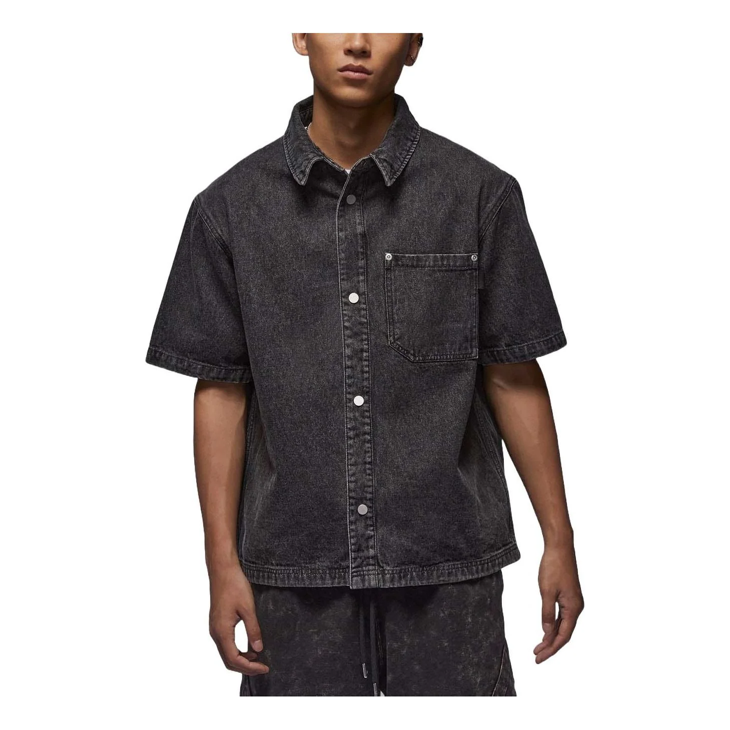 Air Jordan Denim Shirt Asia Sizing 'Washed Black' FZ2132-010