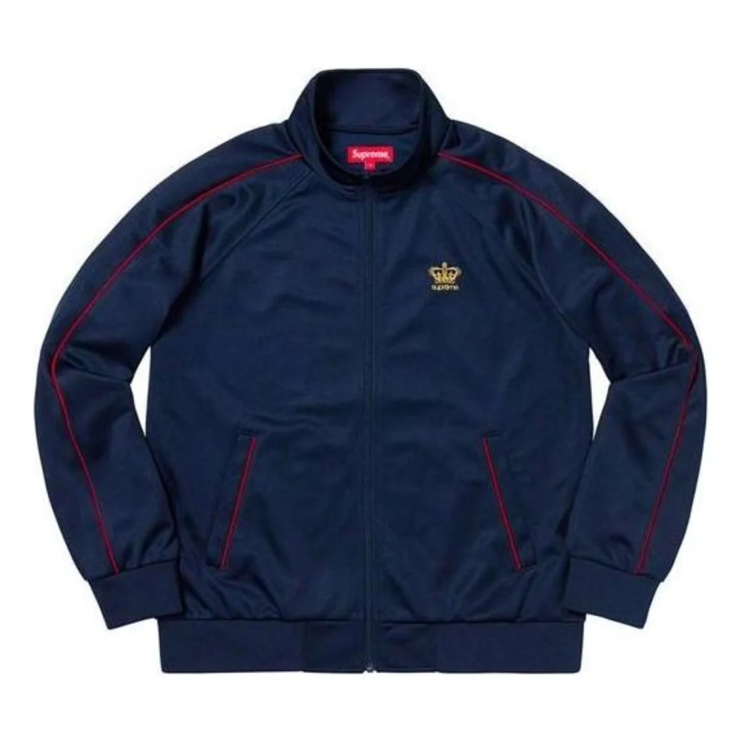 Supreme Crown Track Jacket 'Navy' SUP-FW19-180