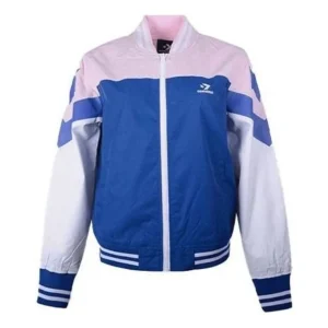 (WMNS) Converse Non-Padded Baseball Bomber Asia Sizing 'Pink Blue White' 10017460-A01