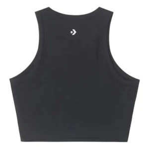 (WMNS) Converse Wordmark Knit Tank Top Asia Sizing 'Black' 10026502-A01