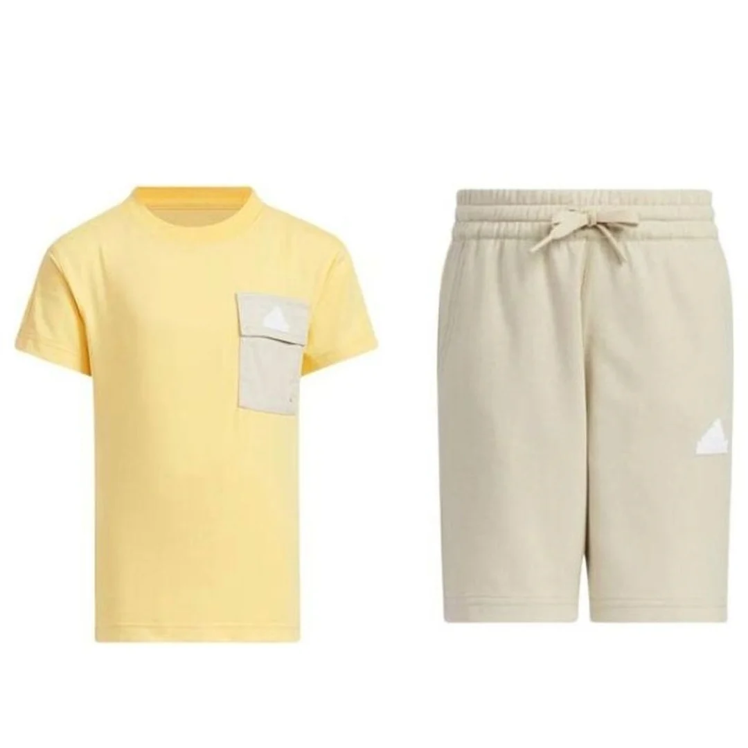 (PS) adidas Sportswear Track Suit Asia Sizing 'Yellow Tan' IT4044