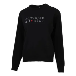 (WMNS) Converse Chuck Taylor All Star Sweater Asia Sizing 'Black' 10019801-A01