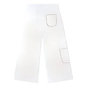 (WMNS) Converse Knit Cargo Straight Casual Pants Asia Sizing 'White' 10021453-A02