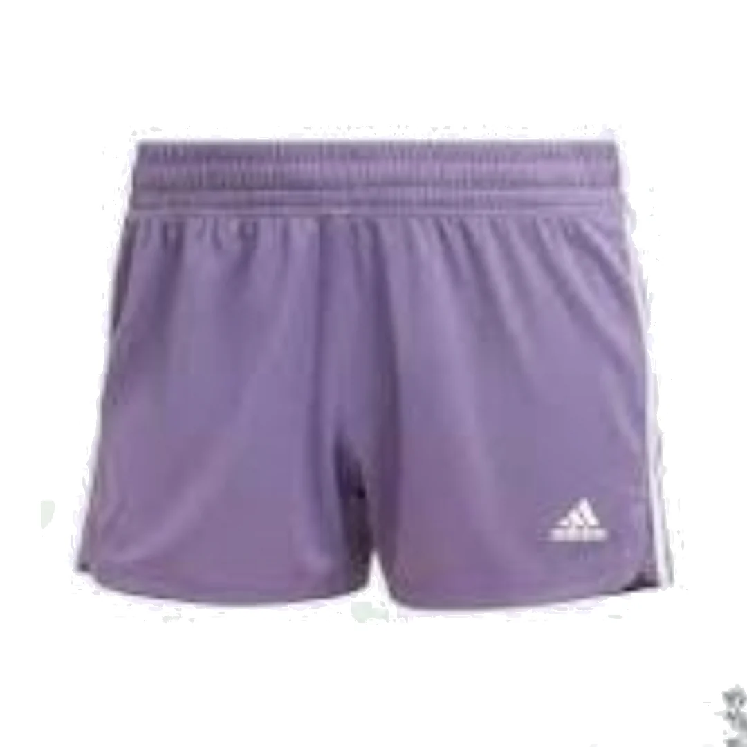 (WMNS) adidas Pacer 3-Stripes Knit Shorts Asia Sizing 'Purple' IL1369