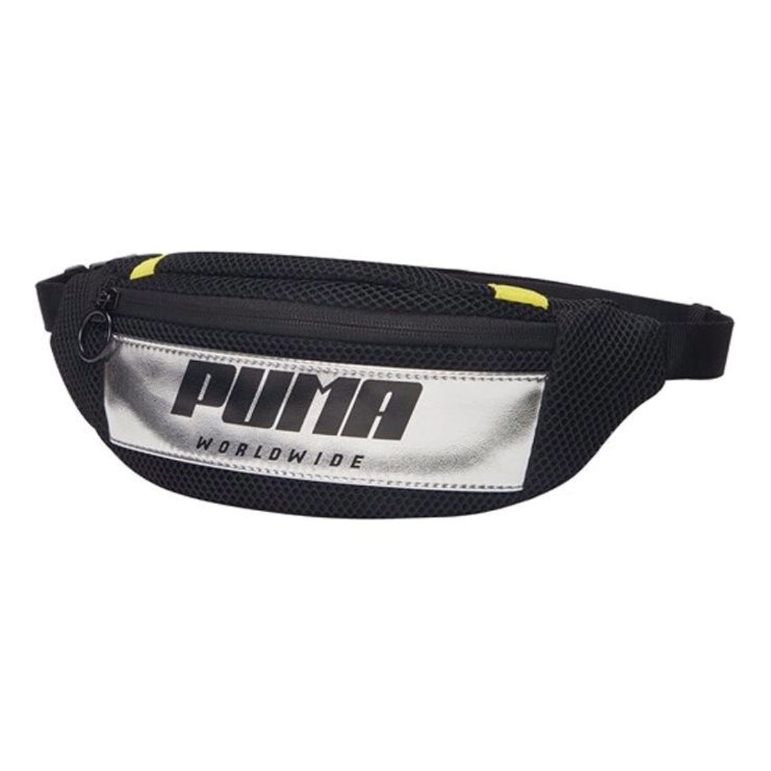 PUMA Prime Street Waist Bag 'Black White' 075852-01