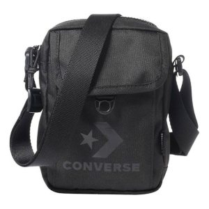 Converse Poly Color Cross Body Shoulder Bag 'Black' 10008299-A01