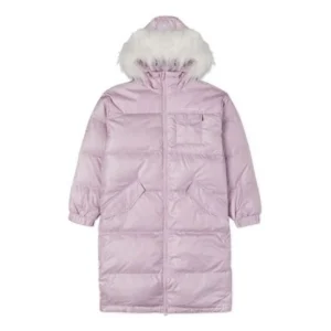 (WMNS) Converse Long Down Jacket Asia Sizing 'Pink' 10021989-A03