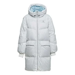 (WMNS) Converse Long Down Jacket Asia Sizing 'White' 10019328-A01