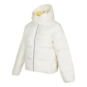 (WMNS) Converse Short Down Textile Jacket Asia Sizing 'White' 10021998-A02