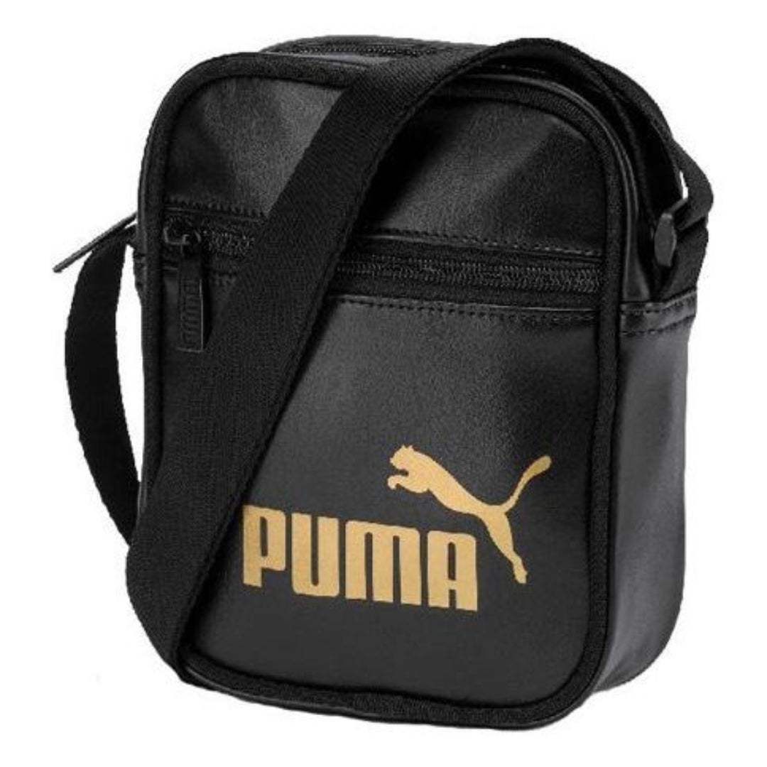 (WMNS) PUMA Core Up Portable Bag 'Black Gold' 076736-01