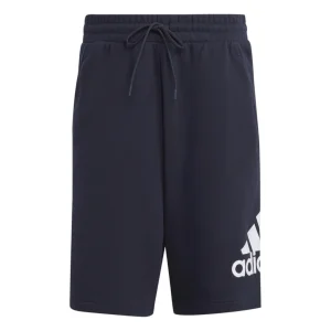 adidas Essentials Big Logo French Terry Shorts 'Navy White' IC9402