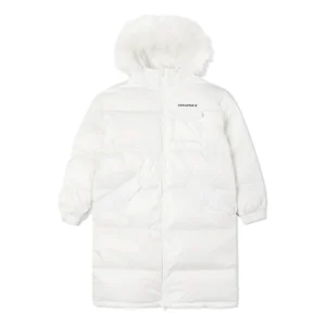 (WMNS) Converse Long Down Jacket Asia Sizing 'White' 10021989-A01