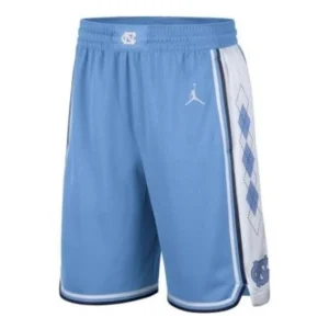 Jordan College Dri-FIT UNC Shorts 'Blue White' AT8859-448