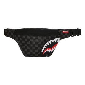 Sprayground Sharks in Paris Thunderdrip Savvy Crossbody 'Black' 910B6573NSZ