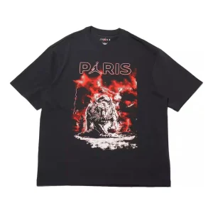 Air Jordan Paris Saint-Germain Graphic T-Shirt 'Off-Noir' FV7734-045