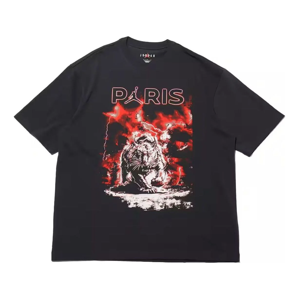 Air Jordan Paris Saint-Germain Graphic T-Shirt 'Off-Noir' FV7734-045